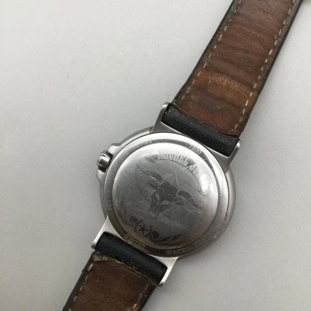 Michel Jordi Spirit of the West 7200 Watch Women 29mm Bull Dial Date New Battery